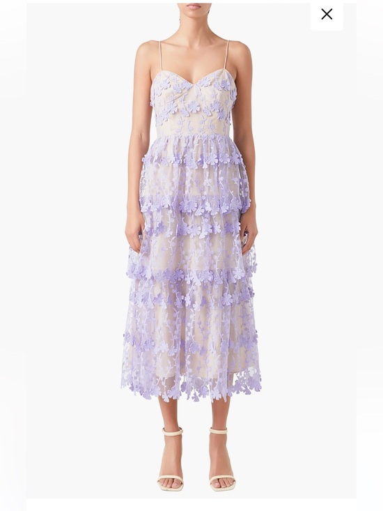 Endless Rose Dresses & Skirts - Floral Embroidered Tiered Lace
Midi Dress
Endless Rose